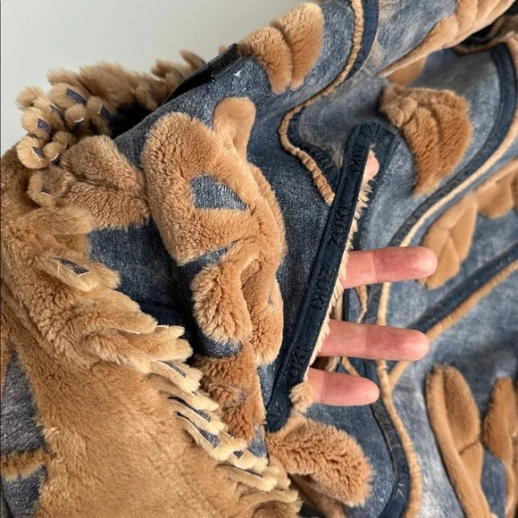 Vintage Zuki Sheared Beaver 3/4 Coat REVERSIBLE Size M - Picture 8 of 13